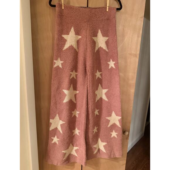 Blue B Collection Soft Fuzzy Plush Star Print Matching Boutique Lounge Set NWT - Picture 4 of 8